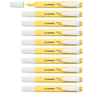 STABILO Textmarker swing cool Pastel 10er Pack pudriges Gelb STABILO Textmarker swing cool Pastel 10er Pack pudriges Gelb