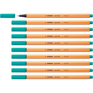 STABILO Fineliner point 88-10er Pack eisgrün STABILO Fineliner point 88-10er Pack eisgrün