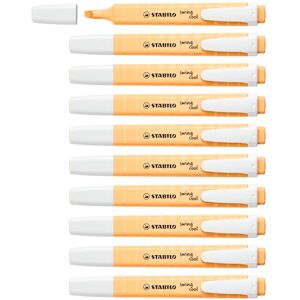 STABILO Textmarker swing cool Pastel 10er Pack sanftes Orange STABILO Textmarker swing cool Pastel 10er Pack sanftes Orange