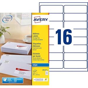 Avery 99,1x33,9 mm Weiße Adressetiketten - 240 Stück Avery 99,1x33,9 mm Weiße Adressetiketten - 240 Stück
