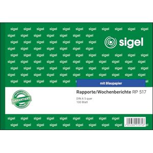 Sigel RP517 Rapport / Wochenbericht A5 quer, 100 Blatt Sigel RP517 Rapport / Wochenbericht A5 quer, 100 Blatt