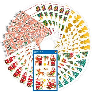 Avery 318 Aufkleber Weihnachten im Set (Made in Germany, Weihnachtssticker klassik, Weihnachtspost, selbstklebend, Glitzer, gold, Weihnachtsdeko, Geschenke, Karten, Weihnachtsgrüße) 51002 Avery 318 Aufkleber Weihnachten im Set (Made in Germany, Weihnachtssticker klassik, Weihnachtspost, selbstklebend, Glitzer, gold, Weihnachtsdeko, Geschenke, Karten, Weihnachtsgrüße) 51002