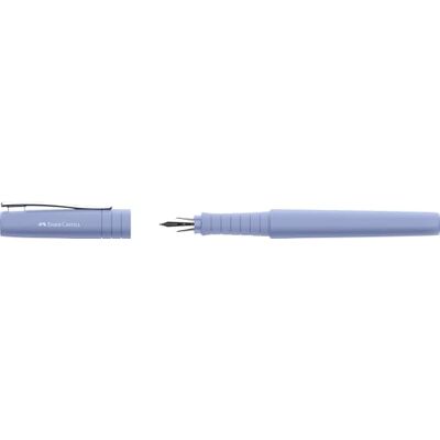 Faber-Castell Füller Poly Pen Pale Iris, Feder F Ergonomischer Füllfederhalter mit Soft-Touch Oberfläche und Edelstahlfeder Faber-Castell Füller Poly Pen Pale Iris, Feder F Ergonomischer Füllfederhalter mit Soft-Touch Oberfläche und Edelstahlfeder