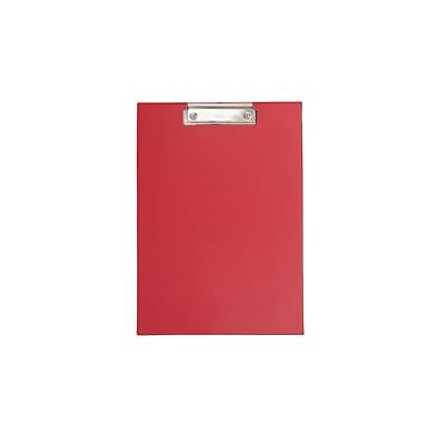 MAUL Klemmbrett A4 rot poly Hochformat mit stabiler Bügelklemme griffiger PP-Folienüberzug, sicherer Halt für bis zu 80 Blatt, Aufhängeloch zur Ablage, blanko Vorder- und Rückseite MAUL Klemmbrett A4 rot poly Hochformat mit stabiler Bügelklemme griffiger PP-Folienüberzug, sicherer Halt für bis zu 80 Blatt, Aufhängeloch zur Ablage, blanko Vorder- und Rückseite
