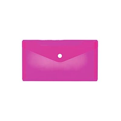 Herma 20039 Dokumententasche DIN lang transparent pink rosa, kleiner Sichttaschen Umschlag mit Druckknopf, Briefumschlag aus Plastik für Schule, Uni, Büro, Reise Herma 20039 Dokumententasche DIN lang transparent pink rosa, kleiner Sichttaschen Umschlag mit Druckknopf, Briefumschlag aus Plastik für Schule, Uni, Büro, Reise