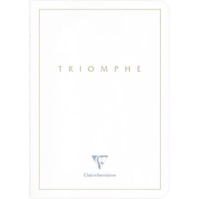 Clairefontaine 36120C Heft Triomphe GOLD, DIN A5, 14,8x21cm, mit Fadenbindung, 48 Blatt blanko, Papier weiß 90g, 1 Stück Clairefontaine 36120C Heft Triomphe GOLD, DIN A5, 14,8x21cm, mit Fadenbindung, 48 Blatt blanko, Papier weiß 90g, 1 Stück