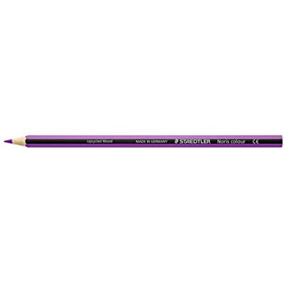 Staedtler Buntstifte Noris colour, violett, rutschfeste Soft-Oberfläche, hohe Bruchfestigkeit, Made from Upcycled Wood, intensive Farben, Sechskantformat, 12 violette Farbstifte, 185-6 Staedtler Buntstifte Noris colour, violett, rutschfeste Soft-Oberfläche, hohe Bruchfestigkeit, Made from Upcycled Wood, intensive Farben, Sechskantformat, 12 violette Farbstifte, 185-6