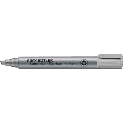 Staedtler flipchart Marker Lumocolor, grau, Keilspitze, farbintensive, schnelltrocknende, geruchsarme Tinte, schlägt nicht durch Papier durch, 10 flipchart Marker in Faltschachtel, 356 B-8 Staedtler flipchart Marker Lumocolor, grau, Keilspitze, farbintensive, schnelltrocknende, geruchsarme Tinte, schlägt nicht durch Papier durch, 10 flipchart Marker in Faltschachtel, 356 B-8