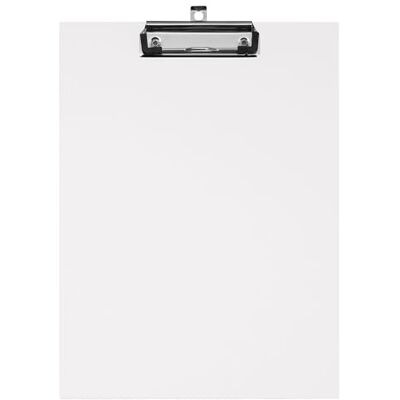 FALKEN Klemmbrett DIN A4 weiß mit stabilem Pappkern Made in Germany farbiger Papierbezug außen ideal für Inventur und Lagerwirtschaft FALKEN Klemmbrett DIN A4 weiß mit stabilem Pappkern Made in Germany farbiger Papierbezug außen ideal für Inventur und Lagerwirtschaft