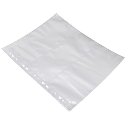 VELOFLEX Fotohüllen DIN A4 für 10 x 15 cm quer, 5er Pack Fotosichthüllen, Sammelhüllen, PP-Folie, beidseitig befüllbar, Euro-Lochung, weißes Trennblatt VELOFLEX Fotohüllen DIN A4 für 10 x 15 cm quer, 5er Pack Fotosichthüllen, Sammelhüllen, PP-Folie, beidseitig befüllbar, Euro-Lochung, weißes Trennblatt