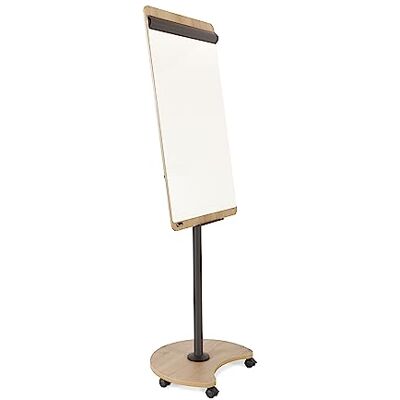 Rocada Flipchart mobil NATURAL anthrazit Eiche magnetisch rollbar stabiler Rundfuß für sicheren Stand, flexible Nutzung dank 5 Feststellbremsen, Notizen einfach anheften, Ablage für Marker Rocada Flipchart mobil NATURAL anthrazit Eiche magnetisch rollbar stabiler Rundfuß für sicheren Stand, flexible Nutzung dank 5 Feststellbremsen, Notizen einfach anheften, Ablage für Marker