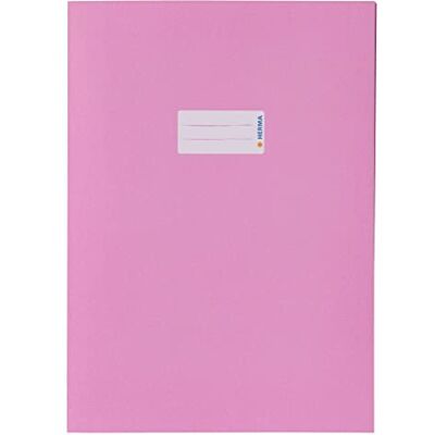 Herma 7048 Heftumschläge A4 Papier Rosa, 10 Stück, Hefthüllen mit Beschriftungsfeld aus extrem kräftigen Papier & satten Farben, Heftschoner Set für Schulhefte, farbig Herma 7048 Heftumschläge A4 Papier Rosa, 10 Stück, Hefthüllen mit Beschriftungsfeld aus extrem kräftigen Papier & satten Farben, Heftschoner Set für Schulhefte, farbig