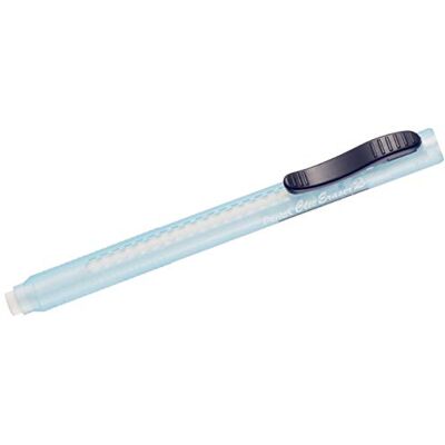 Pentel ZE11T-C "ClicEraser 2" Radierstift, nachfüllbar mit ZER-2, Gehäuse semi-transparent blau, 1 Stück Pentel ZE11T-C "ClicEraser 2" Radierstift, nachfüllbar mit ZER-2, Gehäuse semi-transparent blau, 1 Stück