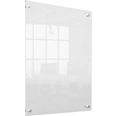 Nobo Mini-Whiteboard für die Wandmontage, Modernes Memo-Board, Trocken Abwischbares Acrylglas, Rahmenlos, 600 x 450 mm, Inklusive Markerstift, Durchsichtig, 1915621 Nobo Mini-Whiteboard für die Wandmontage, Modernes Memo-Board, Trocken Abwischbares Acrylglas, Rahmenlos, 600 x 450 mm, Inklusive Markerstift, Durchsichtig, 1915621