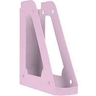 DONAU 7462101PL-23 Stehsammler Modernes Design/ 1 Stück / A4 Violett/Rosa Pastellfarbe/Durchbrochen/PP/Kunststoff/Schreibtisch-Organizer für Zeitschriften, Violette DONAU 7462101PL-23 Stehsammler Modernes Design/ 1 Stück / A4 Violett/Rosa Pastellfarbe/Durchbrochen/PP/Kunststoff/Schreibtisch-Organizer für Zeitschriften, Violette