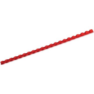 GBC 334749 Kunststoff-Binderücken (21 Ringe, 95 Blatt, A4, 12 mm), 100 Stück,rot GBC 334749 Kunststoff-Binderücken (21 Ringe, 95 Blatt, A4, 12 mm), 100 Stück,rot