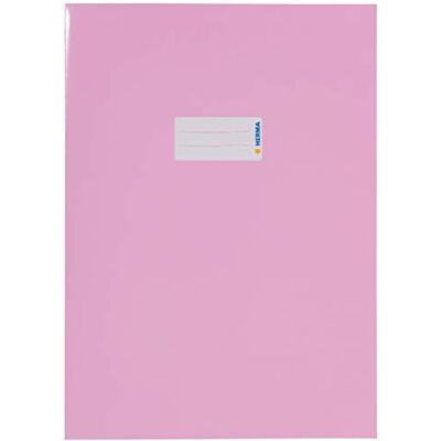 Herma 19805 Heftumschläge A4 Karton Rosa, 10 Stück, Hefthüllen mit Beschriftungsfeld aus stabilem & extra starkem Papier, Heftschoner Set für Schulhefte, farbig Herma 19805 Heftumschläge A4 Karton Rosa, 10 Stück, Hefthüllen mit Beschriftungsfeld aus stabilem & extra starkem Papier, Heftschoner Set für Schulhefte, farbig
