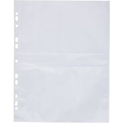 VELOFLEX Fotohüllen DIN A4 für 13 x 18 cm quer, 5 Stück Fotosichthüllen, Sammelhüllen, PP-Folie, beidseitig befüllbar, Euro-Lochung, weißes Trennblatt VELOFLEX Fotohüllen DIN A4 für 13 x 18 cm quer, 5 Stück Fotosichthüllen, Sammelhüllen, PP-Folie, beidseitig befüllbar, Euro-Lochung, weißes Trennblatt