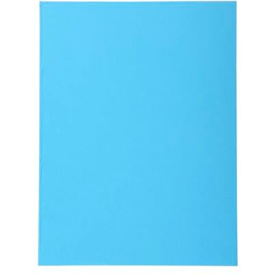 Exacompta 410010E Packung (mit 100 Aktendeckeln Forever, aus Recycling Karton, 220 g, DIN A4, 24 x 32 cm) blau Exacompta 410010E Packung (mit 100 Aktendeckeln Forever, aus Recycling Karton, 220 g, DIN A4, 24 x 32 cm) blau