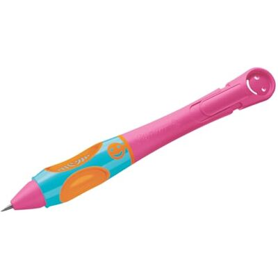 Pelikan griffix Druck-Bleistifte für Rechtshänder, Lovely Pink, 1 Stück mit HB Mine Pelikan griffix Druck-Bleistifte für Rechtshänder, Lovely Pink, 1 Stück mit HB Mine
