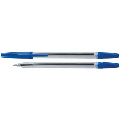 OFFICER PRODUCTS OFFICE PRODUCTS Kugelschreiber Basic/Farbe: Blau/ 50 Stück/Strichstärke 1,0 mm/Gehäuse Transparent/Linienstärke 0,7mm/ Ideal für das Büro, das Home Office oder die Schule OFFICER PRODUCTS OFFICE PRODUCTS Kugelschreiber Basic/Farbe: Blau/ 50 Stück/Strichstärke 1,0 mm/Gehäuse Transparent/Linienstärke 0,7mm/ Ideal für das Büro, das Home Office oder die Schule