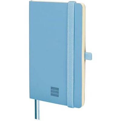 Finocam Notizbuch Nexo Flexibler Einband Blanko Hellblau Kleines Notizbuch mit perforierten Blättern Innentasche und Stifthalter 72 Blätter, Ideal zum Schreiben und Zeichnen Finocam Notizbuch Nexo Flexibler Einband Blanko Hellblau Kleines Notizbuch mit perforierten Blättern Innentasche und Stifthalter 72 Blätter, Ideal zum Schreiben und Zeichnen