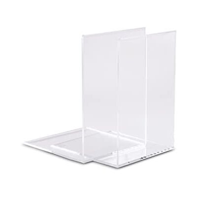 MAUL Buchstütze Acryl glasklar 2er Set stabil MAUL Buchstütze Acryl glasklar 2er Set stabil