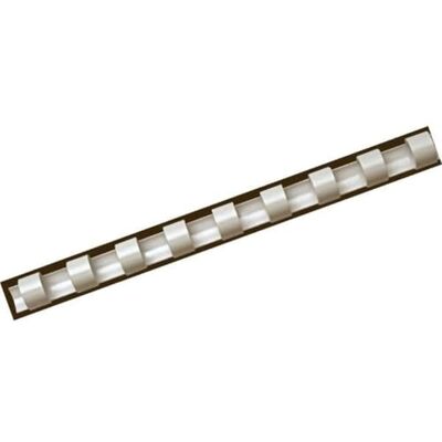 Fellowes Binderücken für Plastikbindung, 16 mm Durchmesser, 21 Ringe, für A4 Dokumente, weiß, Packung mit 25 Stück Fellowes Binderücken für Plastikbindung, 16 mm Durchmesser, 21 Ringe, für A4 Dokumente, weiß, Packung mit 25 Stück