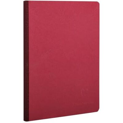 Clairefontaine 795402C Heft A5, Leinen, Age Bag, blanko, 96 Blatt, rot Clairefontaine 795402C Heft A5, Leinen, Age Bag, blanko, 96 Blatt, rot