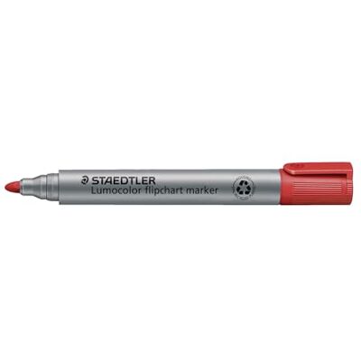 Staedtler Lumocolor 356-2 Flipchart-Marker Rundspitze 10 Stück rot Rundspitze, wasserlöslich, DRY SAFE Technologie – für Flipcharts – Art.-Nr. 356-2 Staedtler Lumocolor 356-2 Flipchart-Marker Rundspitze 10 Stück rot Rundspitze, wasserlöslich, DRY SAFE Technologie – für Flipcharts – Art.-Nr. 356-2
