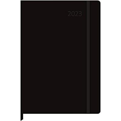 Idena 13870 Terminkalender 2023, schwarz, DIN A5, 192 Seiten, 1 Woche auf 1 Seite, Agenda Idena 13870 Terminkalender 2023, schwarz, DIN A5, 192 Seiten, 1 Woche auf 1 Seite, Agenda
