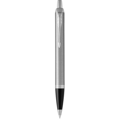 Parker IM Kugelschreiber Edelstahl mit Chrom-Zierteilen mittlere Spitze mit blauer Tinte Geschenkbox Parker IM Kugelschreiber Edelstahl mit Chrom-Zierteilen mittlere Spitze mit blauer Tinte Geschenkbox