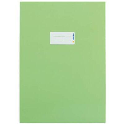 Herma 19752 Heftumschläge A4 Karton Hellgrün, 10 Stück, Hefthüllen mit Beschriftungsfeld aus stabilem & extra starkem Papier, Heftschoner Set für Schulhefte, farbig Herma 19752 Heftumschläge A4 Karton Hellgrün, 10 Stück, Hefthüllen mit Beschriftungsfeld aus stabilem & extra starkem Papier, Heftschoner Set für Schulhefte, farbig
