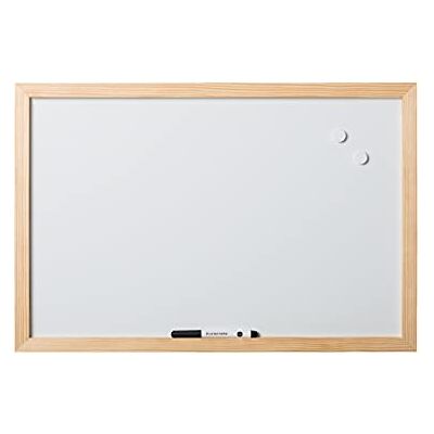 Bi-Office Magnettafel Optimum, Whiteboard, trocken abwischbar, Rahmen aus Kiefernholz MDF, 60 x 45 cm Bi-Office Magnettafel Optimum, Whiteboard, trocken abwischbar, Rahmen aus Kiefernholz MDF, 60 x 45 cm