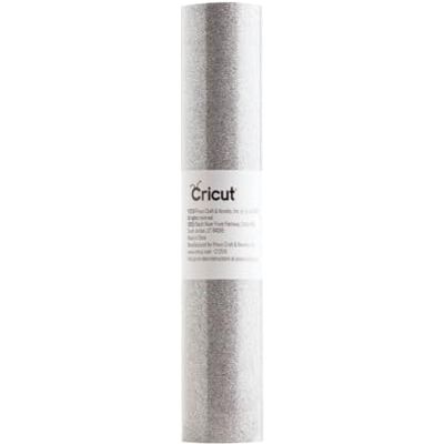 Cricut Silber Glitzer-Vinylbögen - 12" x 120" Großrolle - DIY Zubehör Cricut Silber Glitzer-Vinylbögen - 12" x 120" Großrolle - DIY Zubehör