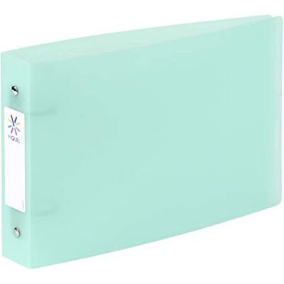 Viquel Karteiordner mit Beschriftungsetiketten 2 Ringe DIN A5 (25x16,5cm) Grün Viquel Karteiordner mit Beschriftungsetiketten 2 Ringe DIN A5 (25x16,5cm) Grün