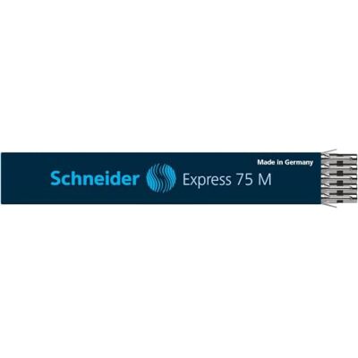 Schneider 7511 Express 75 M Kugelschreibermine (ISO 12757-2 A2, dokumentenecht) 10er Packung schwarz Schneider 7511 Express 75 M Kugelschreibermine (ISO 12757-2 A2, dokumentenecht) 10er Packung schwarz