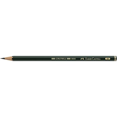 Faber-Castell b-9000 – 3B – Blister mit 1 Skala, graphit-Bleistift Castell 9000 3B Faber-Castell b-9000 – 3B – Blister mit 1 Skala, graphit-Bleistift Castell 9000 3B