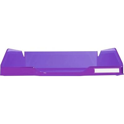 Exacompta 11319D Premium Briefablage Combo Midi DIN A4. Idealer Briefkorb für Ihre Organisation. Robuster und stapelbarer Ablagekorb violett transluzent Exacompta 11319D Premium Briefablage Combo Midi DIN A4. Idealer Briefkorb für Ihre Organisation. Robuster und stapelbarer Ablagekorb violett transluzent