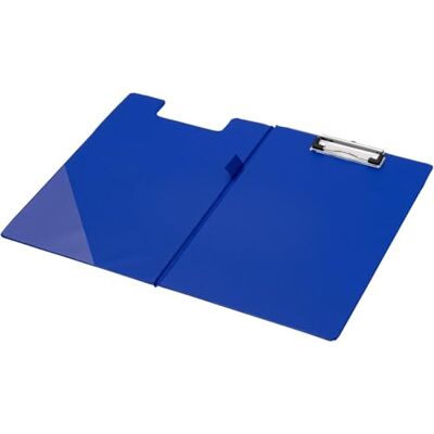 Q-Connect KF01301 Klemm-Mappe mit Folienüberzug blau Q-Connect KF01301 Klemm-Mappe mit Folienüberzug blau
