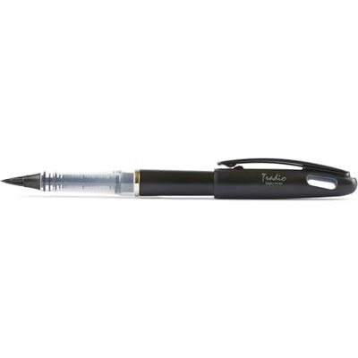 Pentel TRJ50-AO Tradio Federschreiber Stylo, Schreibfarbe: schwarz, Gehäusefarbe: schwarz, 1 Stück (1er Pack) Pentel TRJ50-AO Tradio Federschreiber Stylo, Schreibfarbe: schwarz, Gehäusefarbe: schwarz, 1 Stück (1er Pack)