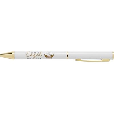 GRUSS & CO Kugelschreiber Dein Schutzengel Stift mit Clip, in Geschenkbox, mit blauer, austauschbarer Mine Geschenk Geburtstag, Weihnachten, Silvester 74419 GRUSS & CO Kugelschreiber Dein Schutzengel Stift mit Clip, in Geschenkbox, mit blauer, austauschbarer Mine Geschenk Geburtstag, Weihnachten, Silvester 74419