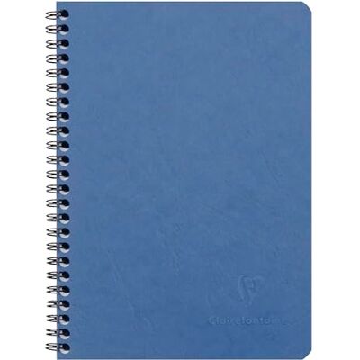 Clairefontaine 785664C Spiralbuch Age Bag, DIN A5, 14,8 x 21 cm, liniert, 3 Innentaschen, 60 Blatt) 1 Stück blau Clairefontaine 785664C Spiralbuch Age Bag, DIN A5, 14,8 x 21 cm, liniert, 3 Innentaschen, 60 Blatt) 1 Stück blau