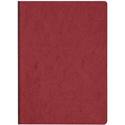 Clairefontaine 791422C Notizbuch / Heft AgeBag DIN A4 21xx29,7 cm, mit Leinenstruktur, kariert 96 Blatt, Rot, 1 Stück Clairefontaine 791422C Notizbuch / Heft AgeBag DIN A4 21xx29,7 cm, mit Leinenstruktur, kariert 96 Blatt, Rot, 1 Stück