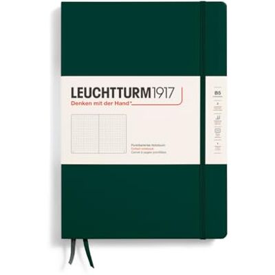 LEUCHTTURM1917 370279 Notizbuch Composition (B5), Hardcover, 219 nummerierte Seiten, Forest Green, Dotted LEUCHTTURM1917 370279 Notizbuch Composition (B5), Hardcover, 219 nummerierte Seiten, Forest Green, Dotted