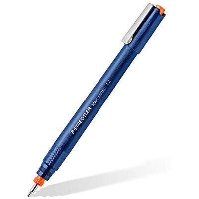 Staedtler Tuschezeichner Mars matic, Linienbreite 1,2mm, für höchste Präzision, kein eintrocknen durch Doppeldichtung, gleichmäßige Tuscheabgabe, Tuschzeichner in Kartonverpackung, 700 12 Staedtler Tuschezeichner Mars matic, Linienbreite 1,2mm, für höchste Präzision, kein eintrocknen durch Doppeldichtung, gleichmäßige Tuscheabgabe, Tuschzeichner in Kartonverpackung, 700 12