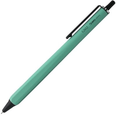 オート OHTO Kugelschreiber GS2 aus Aluminium und Clip aus Messing in der Farbe Mintgrün, Strichbreite: 0,5 mm, GS02-G5-MI オート OHTO Kugelschreiber GS2 aus Aluminium und Clip aus Messing in der Farbe Mintgrün, Strichbreite: 0,5 mm, GS02-G5-MI