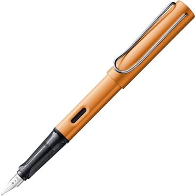 Lamy AL-star Füllhalter 027 – Füller aus Aluminium in der Farbe Bronze mit transparentem Griffstück und Stahlfeder – … Lamy AL-star Füllhalter 027 – Füller aus Aluminium in der Farbe Bronze mit transparentem Griffstück und Stahlfeder – …