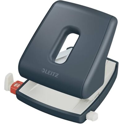 Leitz Locher, Für 30 Blatt, Anschlagschiene mit Formatangaben, Ergonomisches Design, Samtgrau, Cosy-Serie, 50040089 Leitz Locher, Für 30 Blatt, Anschlagschiene mit Formatangaben, Ergonomisches Design, Samtgrau, Cosy-Serie, 50040089