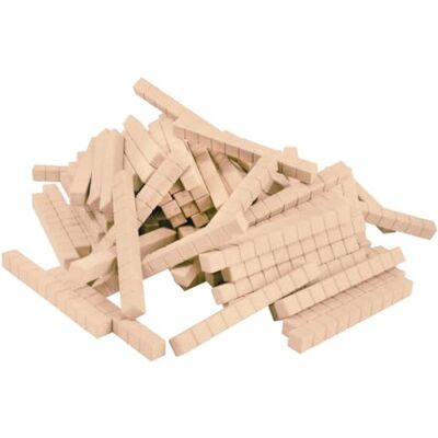 WISSNER ® RE-Wood Dienes Zehnerstäbe (100 Stück) WISSNER ® RE-Wood Dienes Zehnerstäbe (100 Stück)